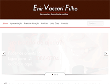 Tablet Screenshot of enirvaccari.com.br